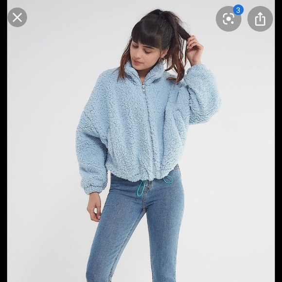 Urban Outfitters willow teddy fur jacket - Picture 3 of 4